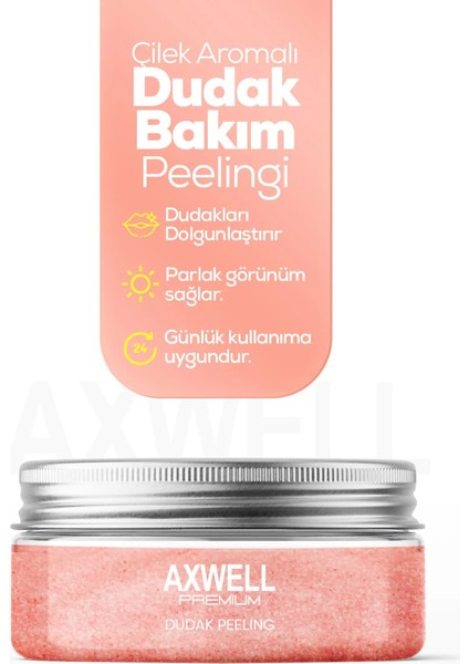 Çilek Aromalı Dudak Bakım Peelingi 30 ml
