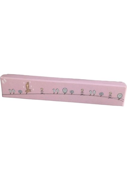 Şekilli Kısa Sert Pembe Karton Bileklik 15'li Paket( Içi Süngerli) 16 cm
