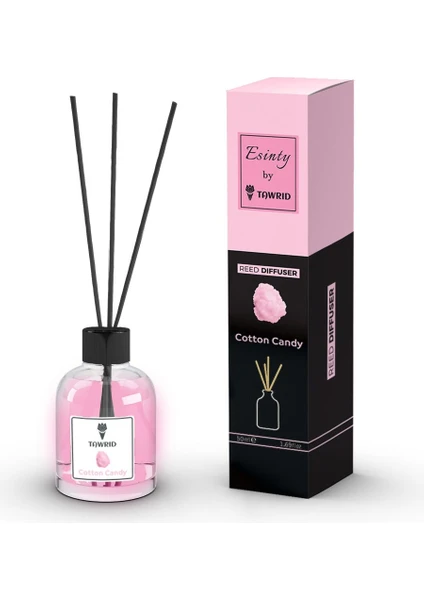 Esinty Bambu Çubuklu Oda Kokusu 50 ml Cotton Candy (Pamuk Şeker)