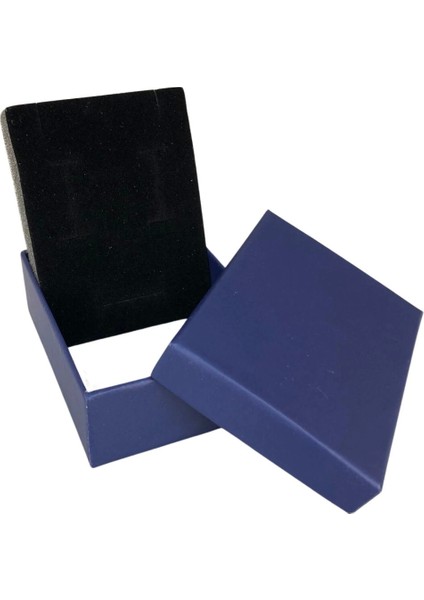 Lacivert Sert Kolye& Mini Set Kutusu 24'lü Paket( Içi Süngerli ) fiyatları