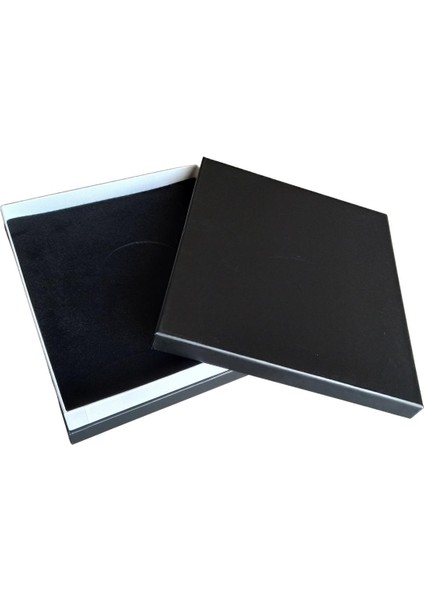 Büyük Set Kutusu Karton Mat Siyah (18X21 Cm) (Içi Süngerli)