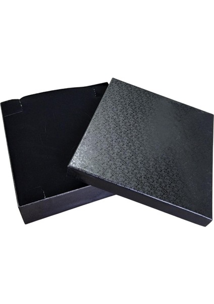 Büyük Set Kutusu Karton Kabartma Desenli Sert (17X20 Cm) (Içi Süngerli)