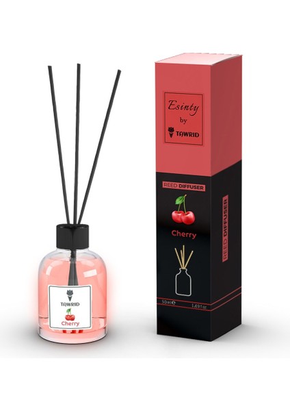 Esinty Bambu Çubuklu Oda Kokusu 50 ml Cherry (Kiraz)