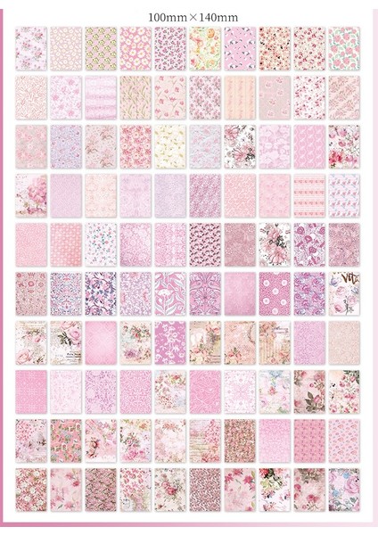 100 Sayfa Scrapbook Journal Dekupaj Kitabı