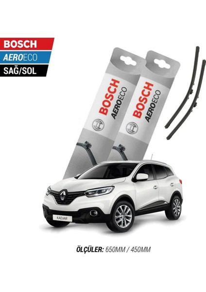 Renault Kadjar 2022 Model Bosch Aeroeco Muz Silecek Takımı