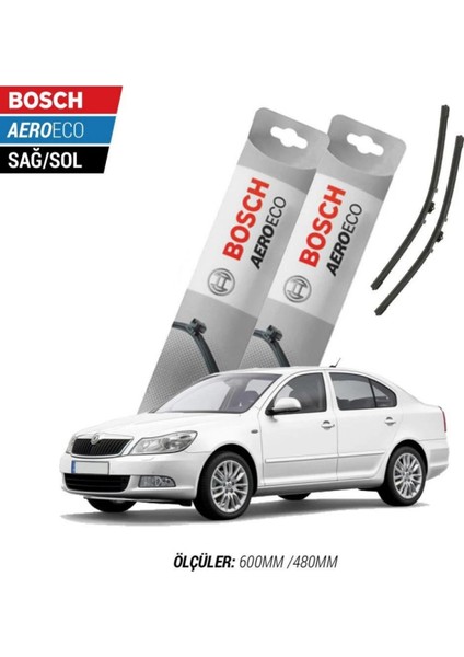 Skoda Octavia 2007 Model Bosch Aeroeco Muz Silecek Takımı