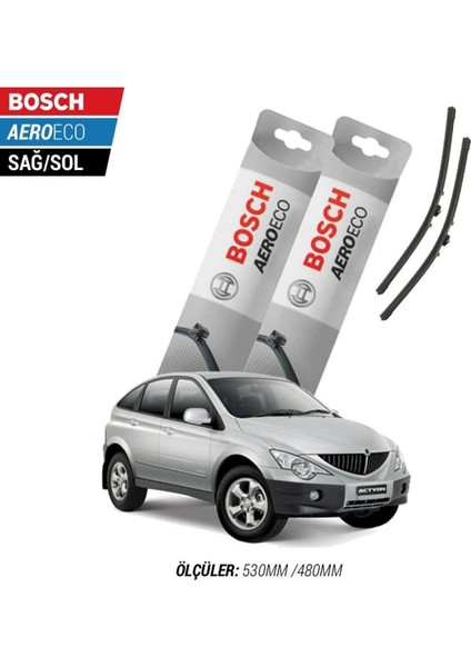 Ssangyong Actyon 2012 Model Bosch Aeroeco Muz Silecek Takımı