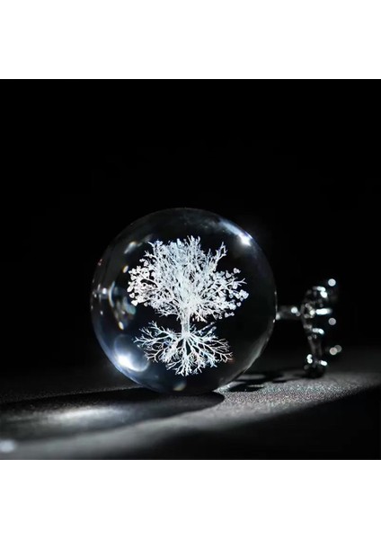 Renk Değiştiren Işıklı Tree Of Life Temalı Cam Küre 6cm fiyatları