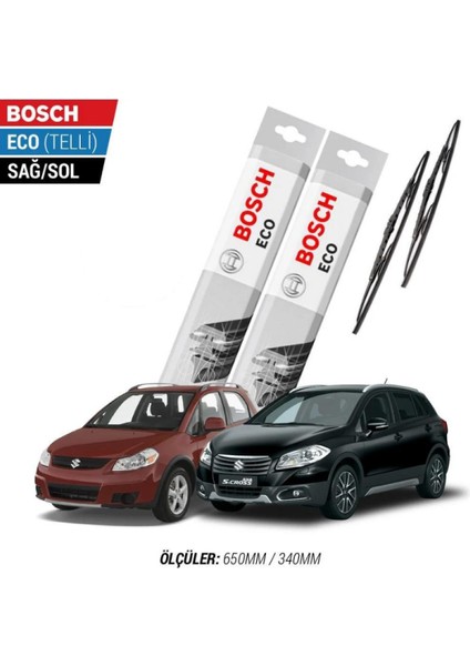 Rptech Suzuki Sx4 S-Cross 2007 Model Silecek Takımı Bosch Eco (Telli)