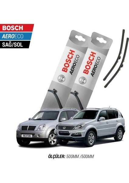 Ssangyong Rexton 2015 Model Bosch Aeroeco Muz Silecek Takımı
