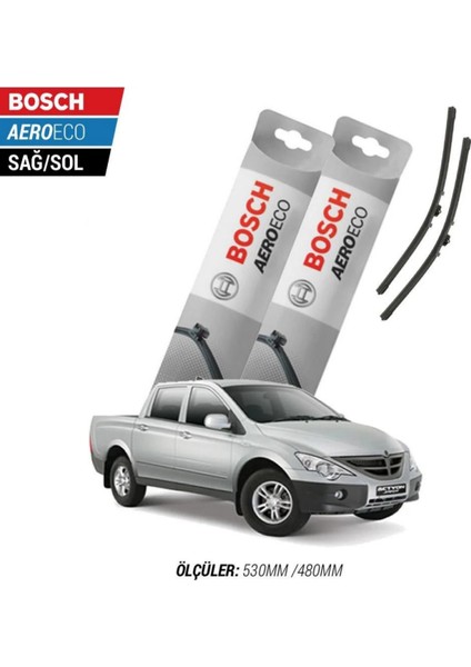 Ssangyong Actyon Sports 2011 Model Bosch Aeroeco Muz Silecek Takımı