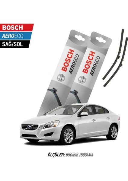 Volvo S60 2011 Model Bosch Aeroeco Muz Silecek Takımı