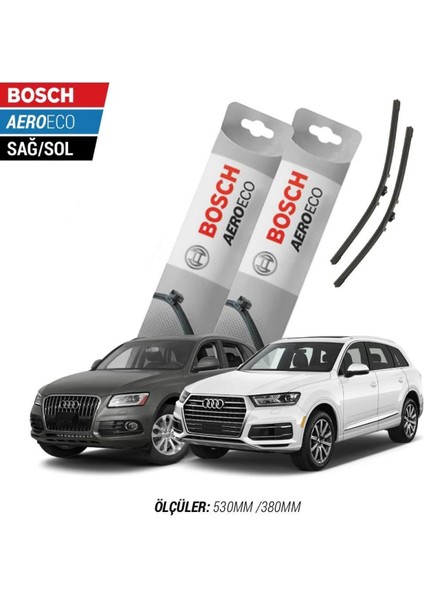 Audi Q5 2012 Model Bosch Aeroeco Muz Silecek Takımı