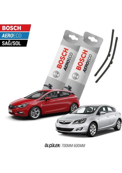 Opel Astra J / K 2009 Model Bosch Aeroeco Muz Silecek Takımı