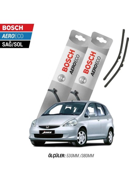 Honda Jazz 2008 Model Bosch Aeroeco Muz Silecek Takımı