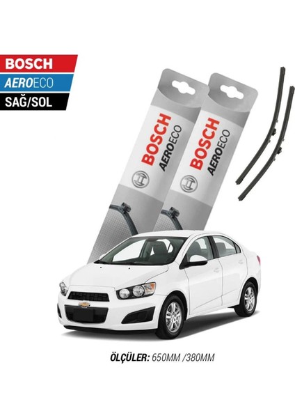 Chevrolet Aveo Sedan 2013 Model Bosch Aeroeco Muz Silecek Takımı