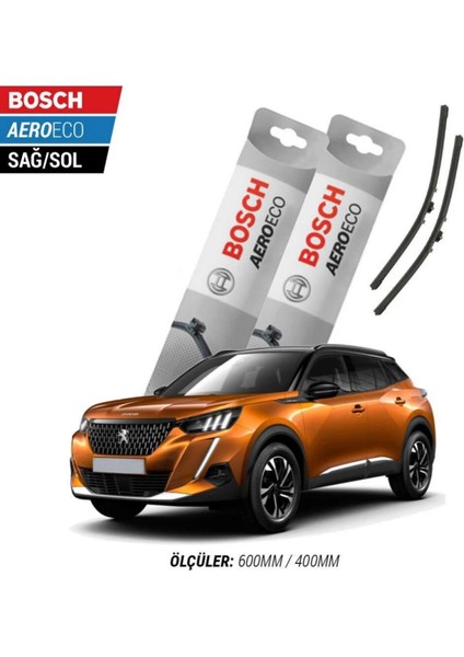 Peugeot 2008 2021 Model Bosch Aeroeco Muz Silecek Takımı