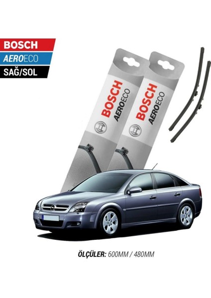 Opel Vectra C 2008 Model Bosch Aeroeco Muz Silecek Takımı