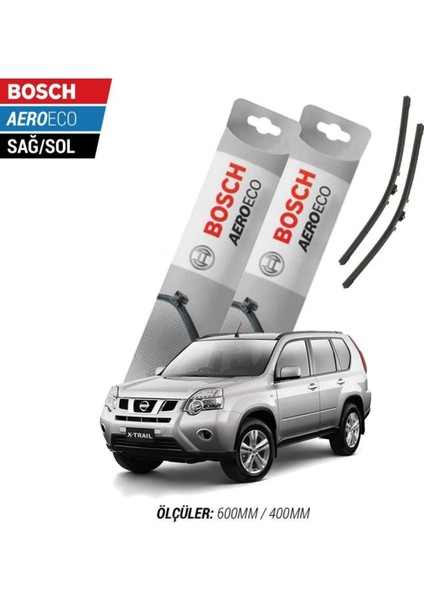 Nissan X-Trail 2009 Model Bosch Aeroeco Muz Silecek Takımı