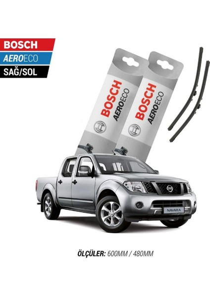 Nissan Navara 2010 Model Bosch Aeroeco Muz Silecek Takımı