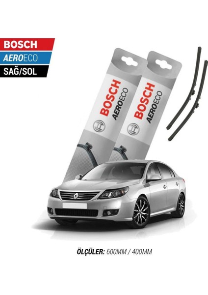 Renault Latitude 2014 Model Bosch Aeroeco Muz Silecek Takımı