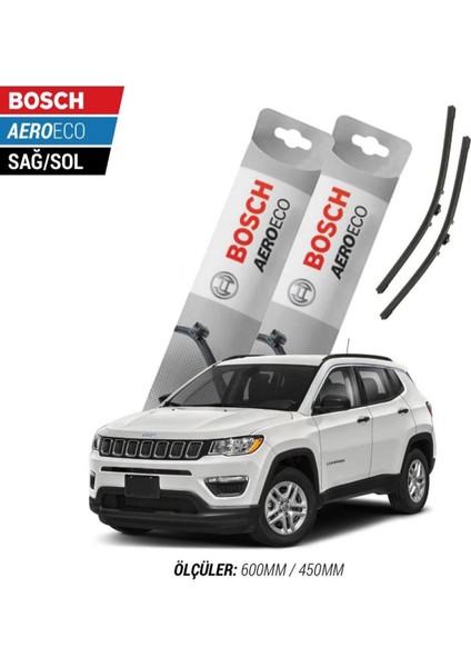 Jeep Compass 2018 Model Bosch Aeroeco Muz Silecek Takımı