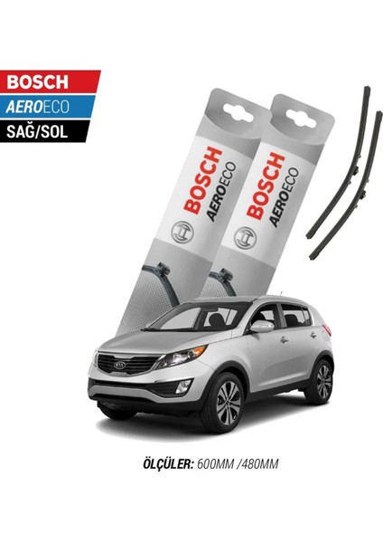 Kia Sportage 2015 Model Bosch Aeroeco Muz Silecek Takımı