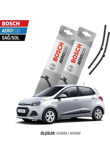 Hyundai I10 2010 Model Bosch Aeroeco Muz Silecek Takımı