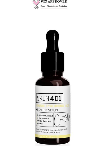 Yenileyici ve Yoğun Nemlendirici %2 Hyaluronik Asit + Peptit Serum 30 ml