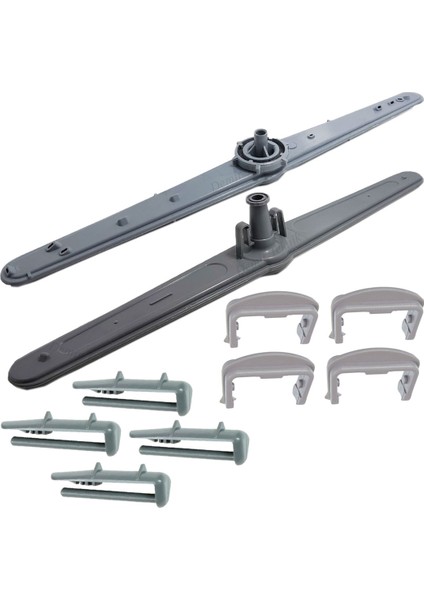 Arçelik 6230E Bulaşık Makinesi Alt Üst Fıskiye Sepet Tutucu Stoper Takımı