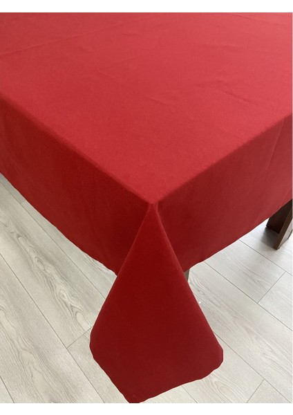 Sıvı Geçirmez Keten Dertsiz Masa Örtüsü Kırmızı fırsatları