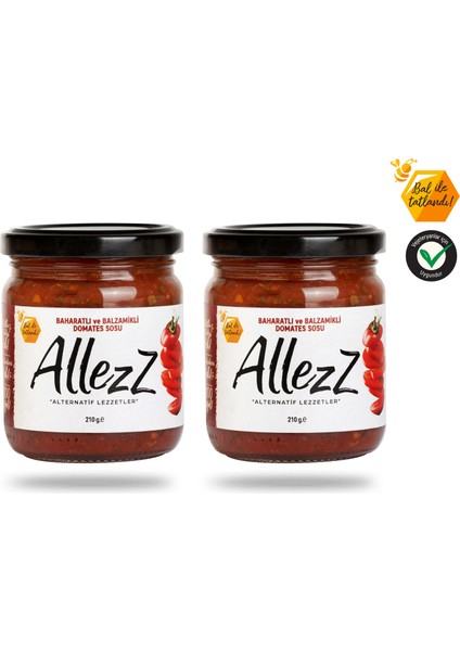 Baharatlı ve Balzamikli Domates Sosu 2 x 210 gr