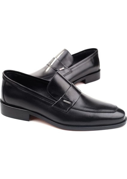 2165 Erkek Klasik Kösele Taban Günlük Deri Ayakkabı