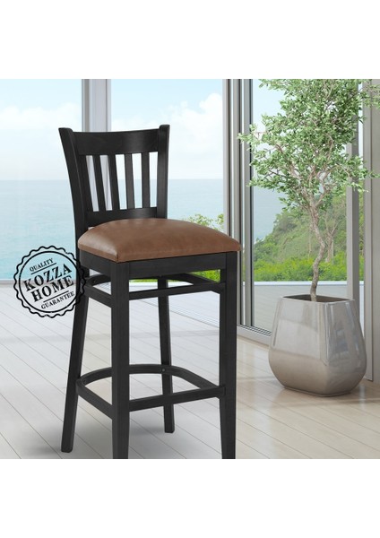 Hooters Bar Sandalye Siyah - 65 cm