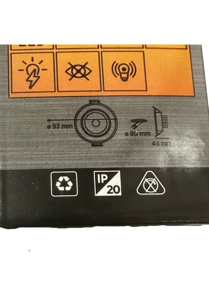 CT-5204 7W 3200K (Gün Işığı) Akik Sıva Altı LED Spot