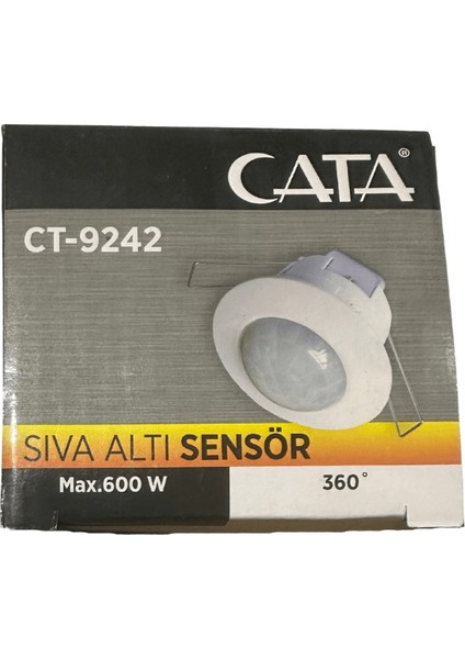 CT-9242 360 Derece Sıva Altı Sensör