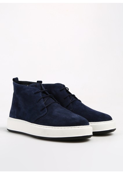 Lacivert Erkek Deri Sneaker BELFORD