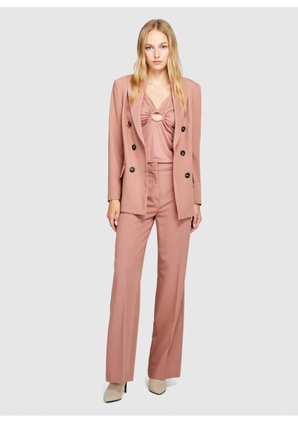 Normal Bel Normal Açık Kahve Kadın Pantolon 4KVXLF02I