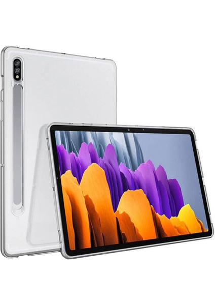Samsung Galaxy Tab S9 Fe Kılıf Şeffaf Yumuşak Süper Lüx Esnek Renksiz Kapak modelleri