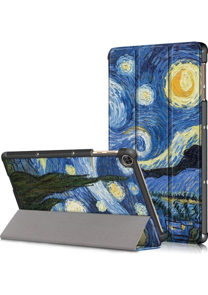 Zh Store-Honor Pad 7 10.1inch/x8/x8 Lite Için 3 Katlanır Tablet Pc Kılıfı (Yurt Dışından)