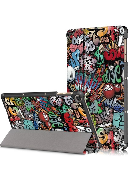Zh Store-Honor Pad 7 10.1inch/x8/x8 Lite Için 3 Katlanır Tablet Pc Kılıfı (Yurt Dışından)