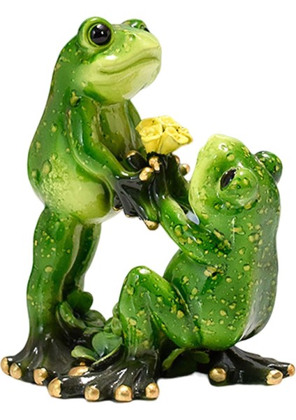 Kurbağa Heykelcik Heykeli Aşk Kurbağa Süsleme Doğum Günü Hediyesi Parti Odası E Için (Yurt Dışından) modelleri