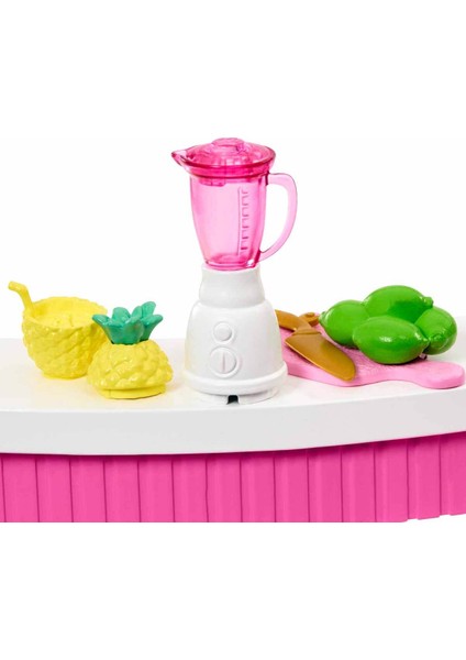 Barbie'nin Içecek Standı Aksesuarları HPT51 - Smoothie Bar