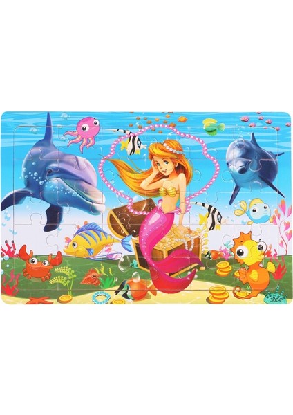 Çerçeve Tarzı 30 Parçalı Çocuk Puzzle'ı (Yurt Dışından)