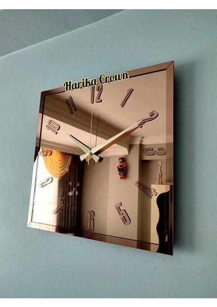 Gerçek Aynalı Dekoratif Duvar Saati (40 Cm) fiyatları