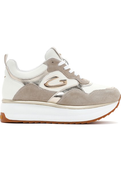 Derimod Alberto Guardiani Kadın Louise Kalın Tabanlı Deri Sneaker