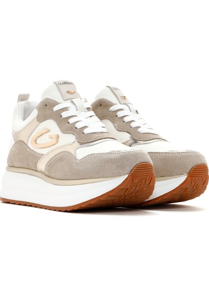 Derimod Alberto Guardiani Kadın Louise Kalın Tabanlı Deri Sneaker modelleri