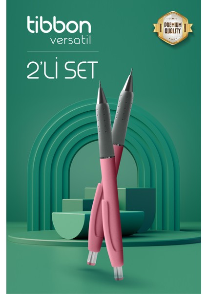 Versatil Uçlu Kalem 0.7 mm 2 Li Set Yavruağzı