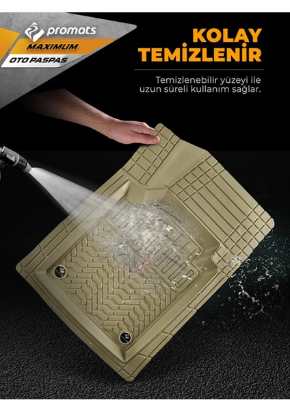 Cıtroen C4 2004-2010 4d Paspas Üniversal Bej modelleri