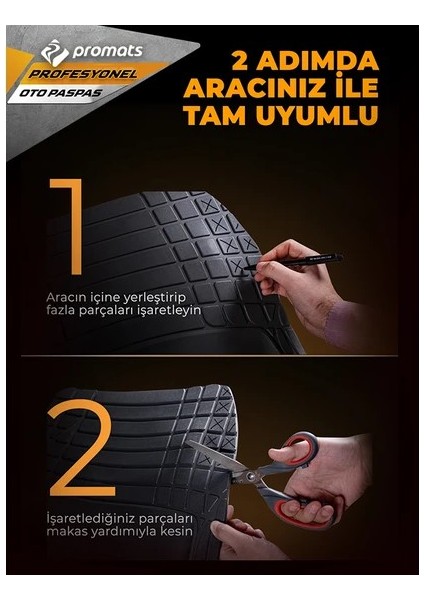 Cıtroen C3 Aırcross 16- / Opel Crossland 17- 4d Paspas Üniversal Bej fırsatları